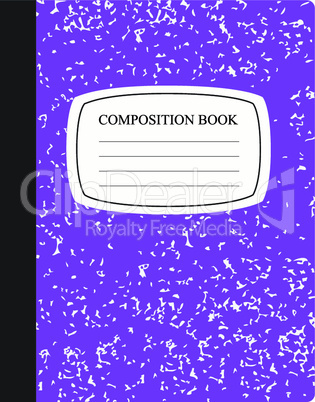 purple composition book