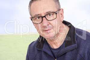 Portrait men with glasses