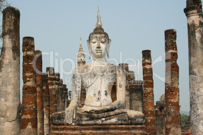 Steinstatue Buddha
