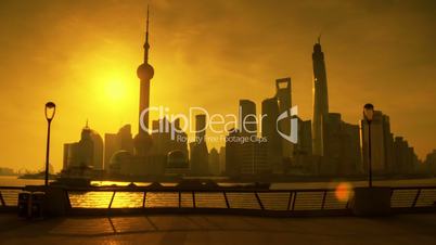 Sunrise in Shanghai hyperlapse