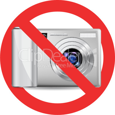 No camera sign