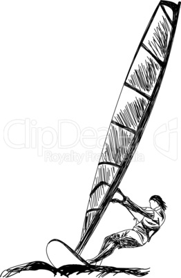 windsurfing sketch