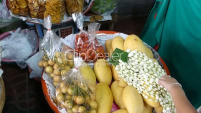A grocery stall at Warorot Market(also known as Kad Luang) Chiang Mai,Thailand