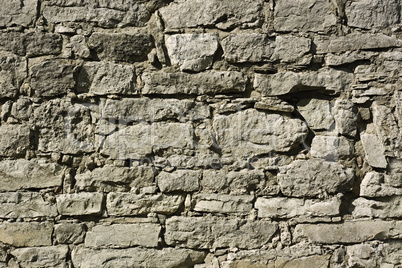 Detail of ancient walls of fortification