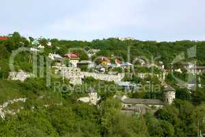 Steep slope in Kamianets-Podilsky, Ukraine