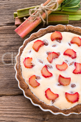 rhubarb tart