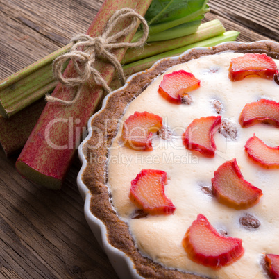 rhubarb tart