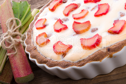 rhubarb tart