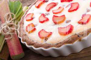 rhubarb tart