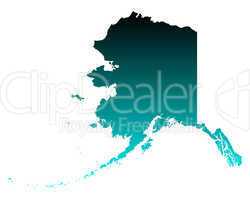 Karte von Alaska