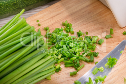 have breakfast curd with chives