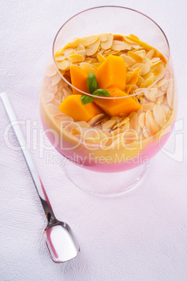 mango fruit cocktail