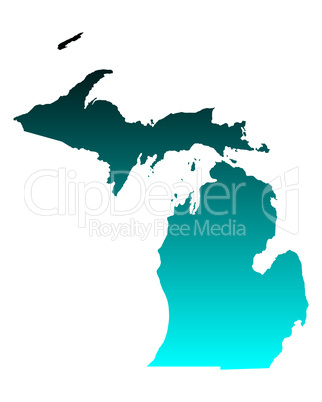 Karte von Michigan