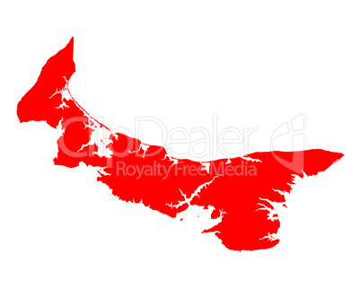 Karte von Prince Edward Island