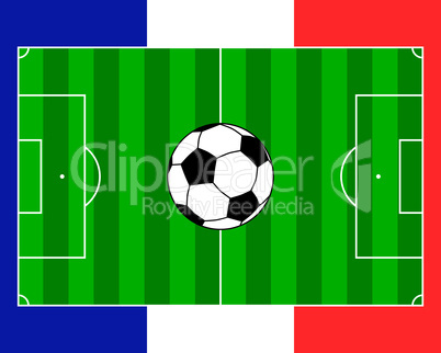 Fußballfeld Frankreich