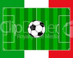 Fußballfeld Italien