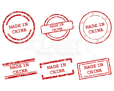 Made in China Stempel