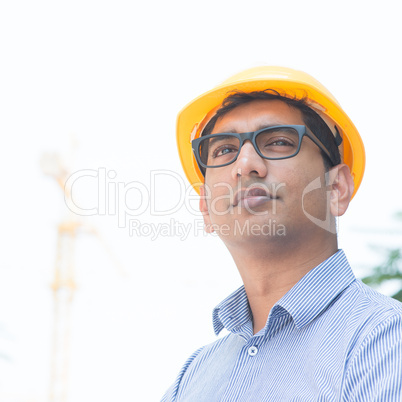 asian indian engineer portrait