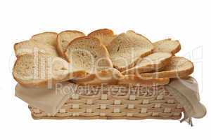 Bran bread in basket