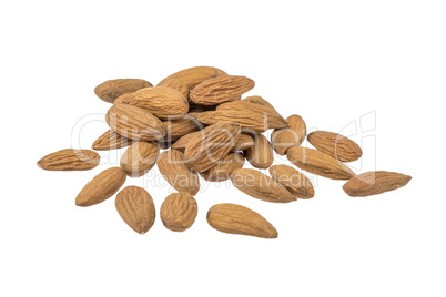 almonds isolated