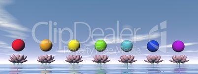 Chakras - 3D render