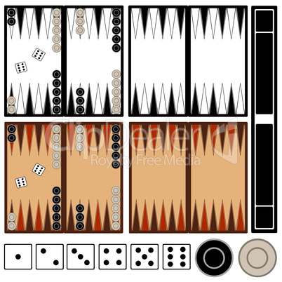 Backgammon game