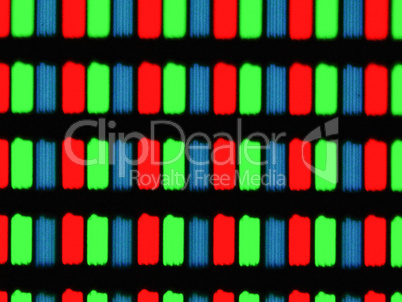 LCD screen micrograph