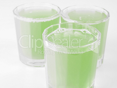 Green apple juice