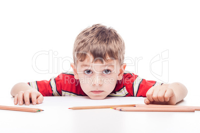 Boy at table