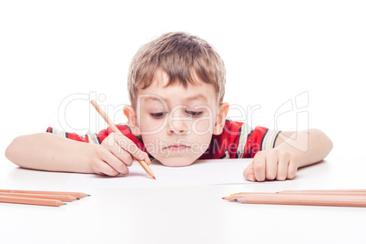 Boy at table