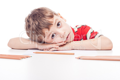 Boy at table