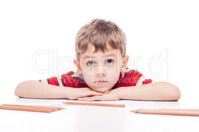 Boy at table