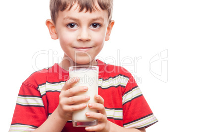 Drinking milk