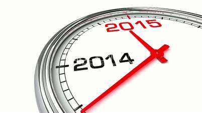 New Year 2015 Clock (with Matte)