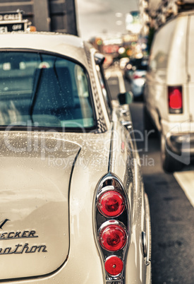 BROOKLYN, NY - JUNE 14, 2013: Checker Taxi Cab produced by the C
