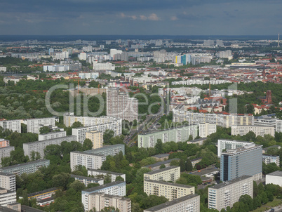 Berlin aerial view