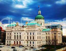 Indiana state capitol building