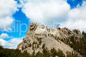 Mount Rushmore monument in South Dakota