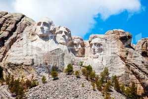 Mount Rushmore monument in South Dakota