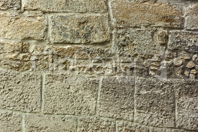 Detail of old stone wall