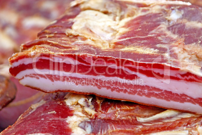 Dried bacon