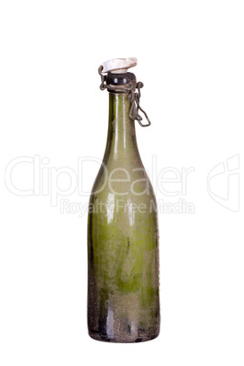 very old dusty bottle