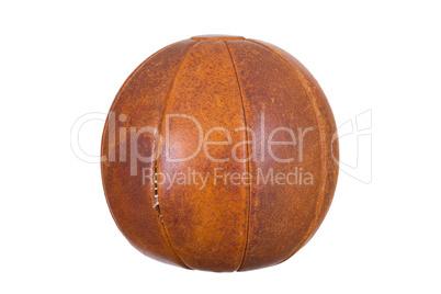 very old medicine ball