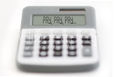 pay, pay, pay