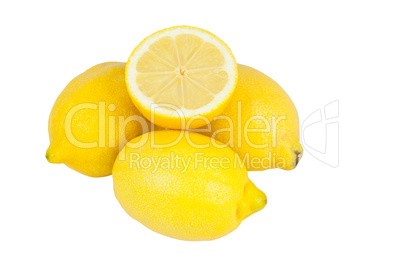 Zitronen freigestellt