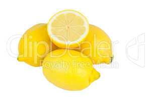 Zitronen freigestellt