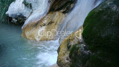 small waterfall on the creek