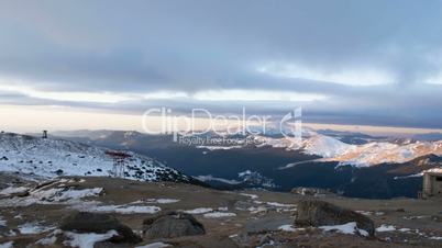 sunrise over mountain