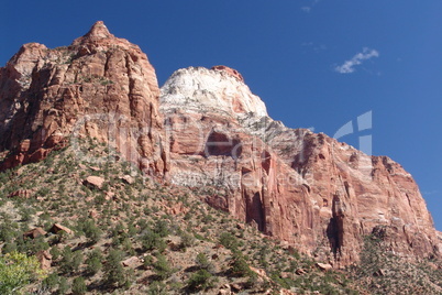Zion, Nationalpark, Felsen, orange, national, park, naturwunder, Gesteinsformation, Rocky Mountains