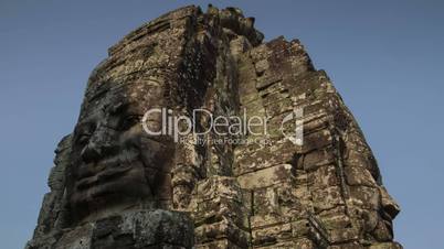 Light shadow on Bayon bas relief  timelapse